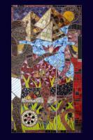 Religious And Mythical Images - Egyptian Wedding Artists Tatiana And Elias Weddin Portrait - Stained Glass Mosaic