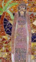 From My Great Ladies Collectio - Cleo As Fashion Icon - Stained Glass Mosaic